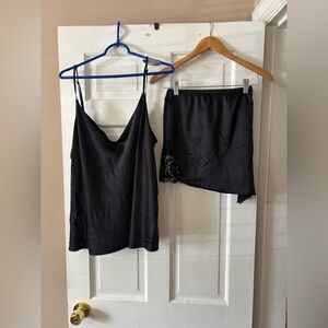 Women Secret Treasures Joyspun Satin Cami & Shorts Pj Set 3x